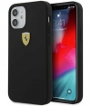 Ferrari SF Silicone Case voor Apple iPhone 12 Mini (5.4") - Zwart