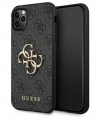 Guess 4G Metal Logo Back Case Apple iPhone 11 Pro (5.8") - Grijs