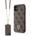 Guess 4G Triangle Crossbody Case - Apple iPhone 11 (6.1") - Bruin