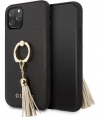 Guess Ring Hard Back Cover Apple iPhone 12 Pro Max (6.7") - Zwart