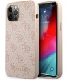 Guess 4G Back Case - Apple iPhone 12/12 Pro (6.1") - Roze