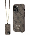 Guess 4G Triangle Crossbody Case - iPhone 13 Pro Max (6.7") Bruin