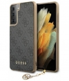 Guess 4G Charms Back Case Samsung Galaxy S21 Plus (G996) - Grijs