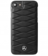 Mercedes-Benz Leather Back Case - Apple iPhone 7/8/SE/SE2 - Zwart