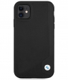 BMW Debossed Leather Back Case - Apple iPhone 11 (6.1") - Zwart