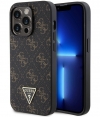 Guess 4G Triangle Logo Back Case - iPhone 14 Pro (6.1") - Zwart