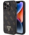 Guess 4G Triangle Logo Back Case - iPhone 13 Pro (6.1") - Zwart