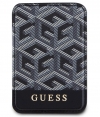 Guess G-Cube PU Leather Pasjes houder voor Apple MagSafe - Zwart
