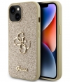 Guess 4G Glitter Back Case - Apple iPhone 15 Plus (6.7") - Goud