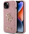 Guess 4G Glitter Back Case - Apple iPhone 15 Plus (6.7") - Roze