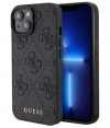 Guess 4G Stamped Back Case - Apple iPhone 15 (6.1") - Zwart