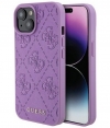 Guess 4G Stamped Back Case - Apple iPhone 15 (6.1") - Paars