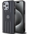 Mercedes-Benz Crossed Lines Back Case iPhone 15 Pro (6.1") Zwart