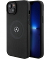 Mercedes-Benz Crossed Lines Back Case - iPhone 15 (6.1") - Zwart