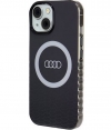 Audi IML Big Logo Back Case - Apple iPhone 15 (6.1") - Zwart