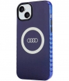 Audi IML Big Logo Back Case - Apple iPhone 15 Plus (6.7") - Blauw