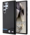 BMW M Blue Line Back Case Samsung Galaxy S24 Ultra (S928) - Zwart