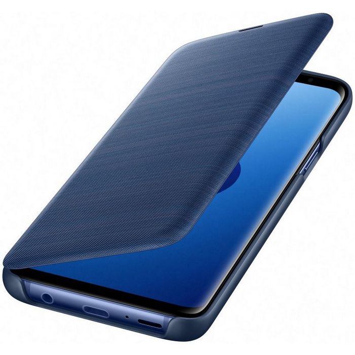 DigitalsOnline samsung galaxy s9 flip led wallet ef-ng960pl origineel - blauw